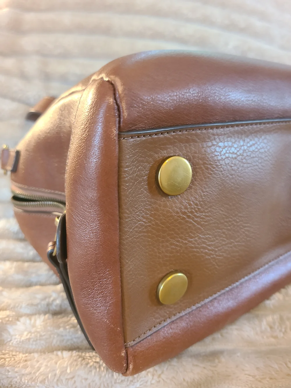 Authentic Fossil Sydney Satchel Bag Genuine Leather